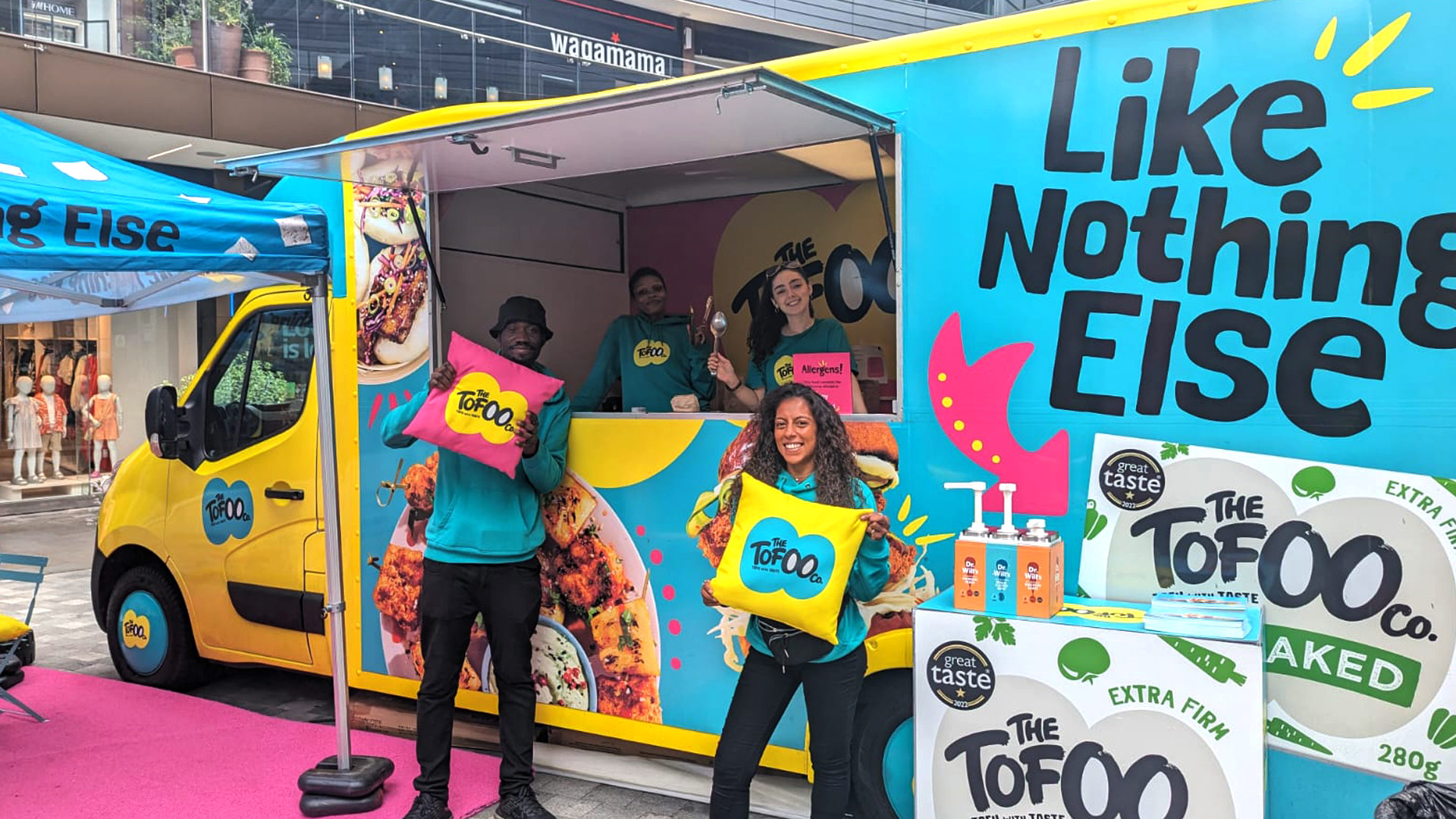 Tofoo experiential & product sampling van