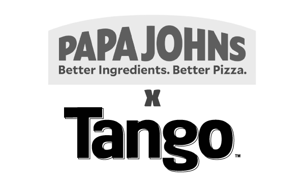 Papa Johns x Tango Student Tour logo